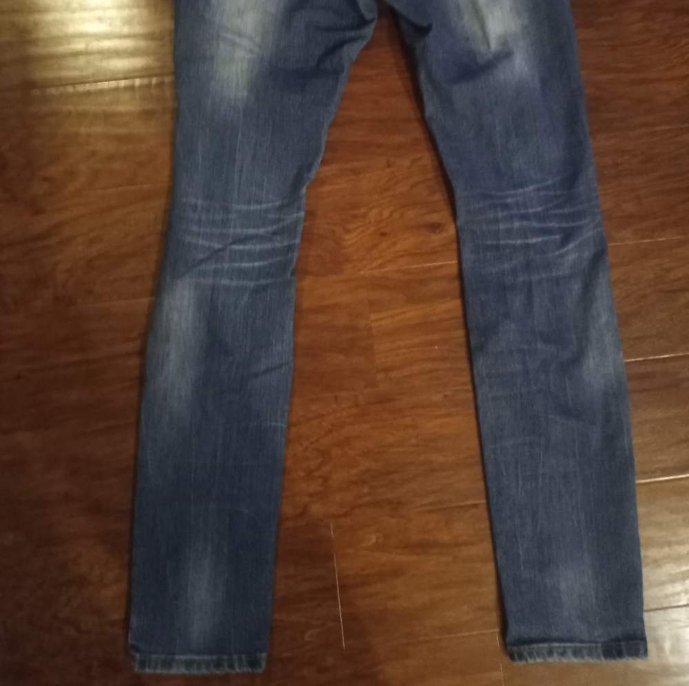 Jou Jou Ripped Rhinestone Jeans - Picture 4 of 6